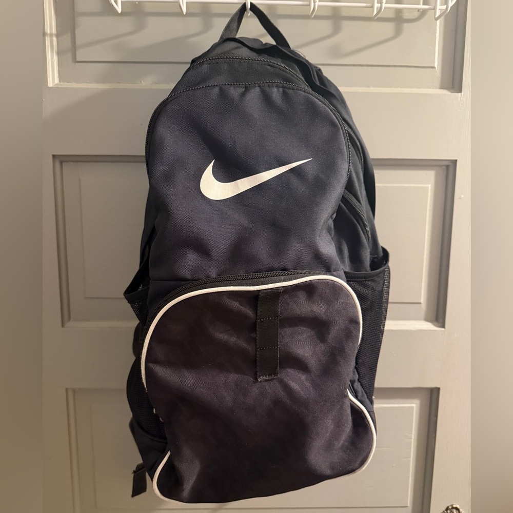Nike Black and White Backpack